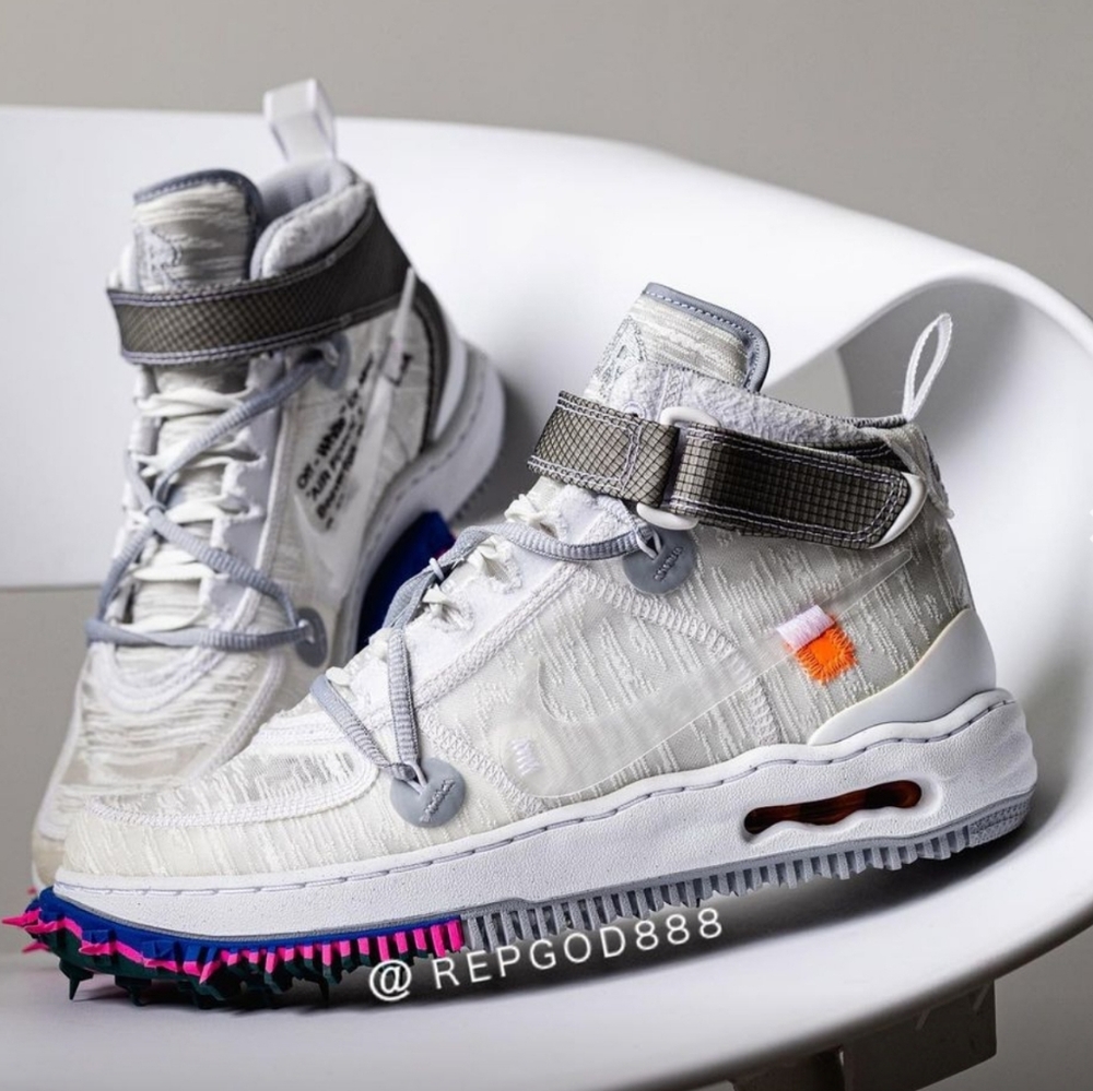 Nike Air Force 1 Mid x OFF-WHITE White 2022 (DO6290-100) Men's Size 10